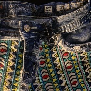 Miss me shorts size 27